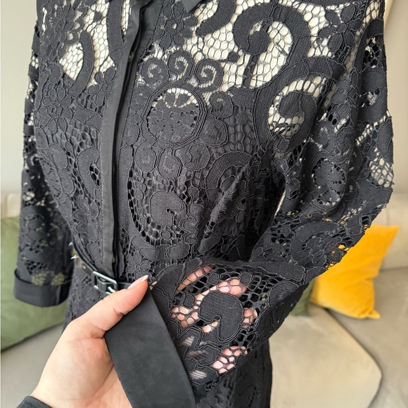 Nannette Black Lace Long Sleeve Dress - Picture 4 of 6